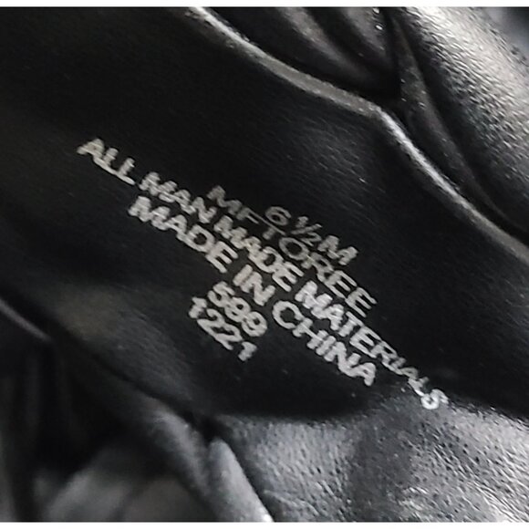 NEW Marc Fisher Toree Black Puffy Woven Strap Heels Women's Braided Sandal 6.5 - Picture 7 of 7